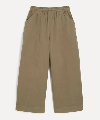 Ymc You Must Create Ymc Mens Envelope Wide-leg Trousers In Brown