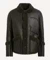 Ymc You Must Create Ymc Mens Neu Shearling Leather Jacket