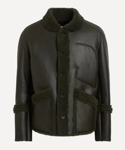 Ymc You Must Create Ymc Mens Neu Shearling Leather Jacket