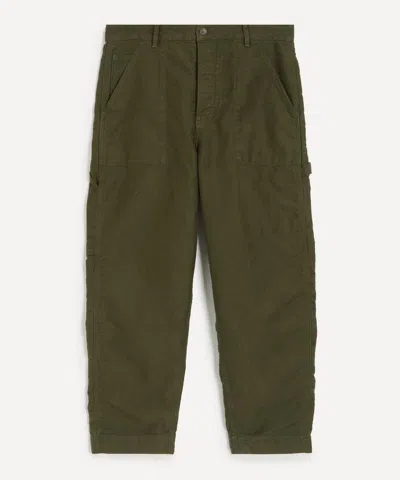 Ymc You Must Create Ymc Mens Olive Painter Trousers In Green