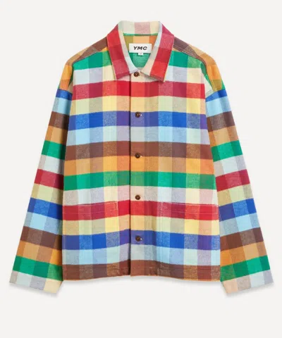Ymc You Must Create Ymc Mens Pj Plaid Flannel Overshirt