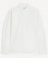 Ymc You Must Create Ymc Mens Seersucker Long-sleeve Shirt In White