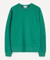 Ymc You Must Create Brushed-lambswool Sweater In Green