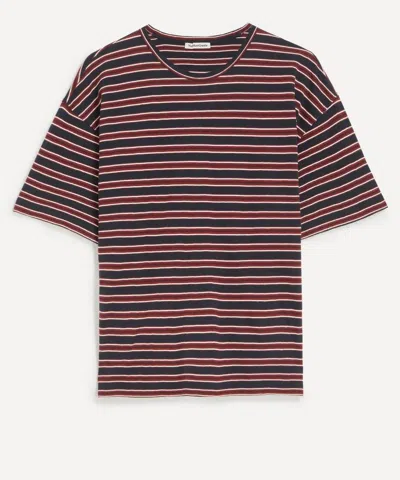 Ymc You Must Create Ymc Mens Triple Stripe T-shirt In Red