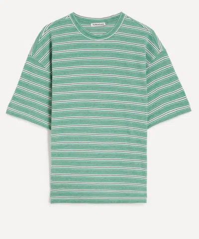 Ymc You Must Create Ymc Mens Triple Stripe T-shirt In Green