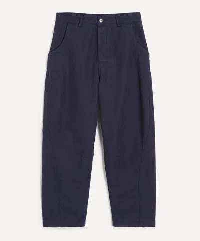 Ymc You Must Create Ymc Mens Twisted Seam Trousers In Blue