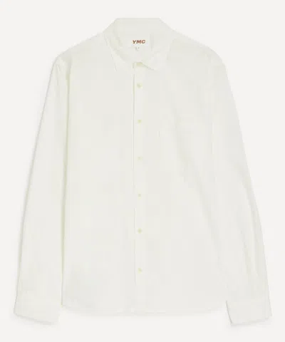 Ymc You Must Create Ymc Mens White Earth Curtis Shirt