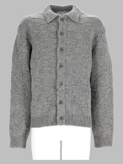Ymc You Must Create Ymc Merino Wool & Polyamide Sweater In Gray