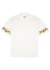 YMC YOU MUST CREATE YMC MITCHUM EMBROIDERED COTTON-BLEND SHIRT