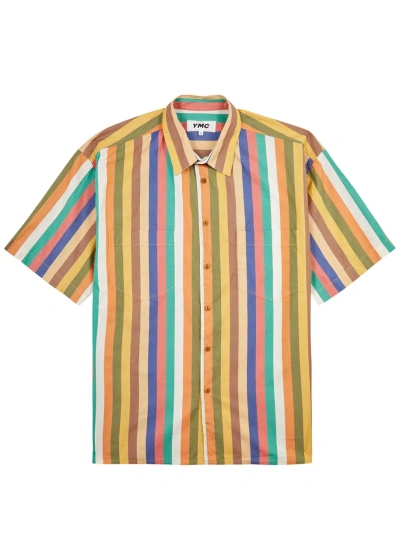 Ymc You Must Create Ymc Mitchum Striped Cotton Shirt In Multi