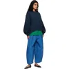 Ymc You Must Create Ymc Navy Blue Ballow Pullover In Multi
