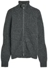 Ymc You Must Create Ymc Nova Wool-blend Cardigan In Gray