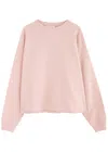 Ymc You Must Create Ymc Pam Ribbed Cotton Sweatshirt In Pink
