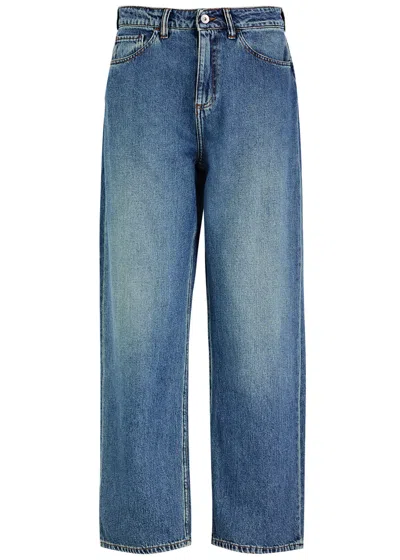 Ymc You Must Create Ymc Silver Straight-leg Jeans In Denim