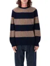 Ymc You Must Create Ymc Suedehead Striped Wool Jumper