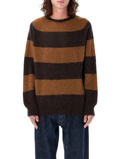 YMC YOU MUST CREATE YMC STRIPES SHETLAND SWEATER