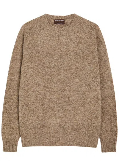 Ymc You Must Create Ymc Suedehead Wool Jumper In Brown