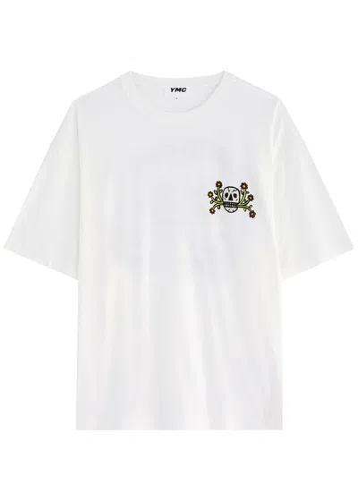 Ymc You Must Create Ymc Talichaser Printed Cotton T-shirt In White