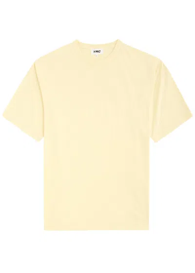 Ymc You Must Create Ymc Tripled Slubbed Cotton T-shirt In Yellow