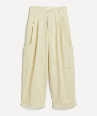 Ymc You Must Create Ymc Women's Grease High-waisted Wide Leg Trousers