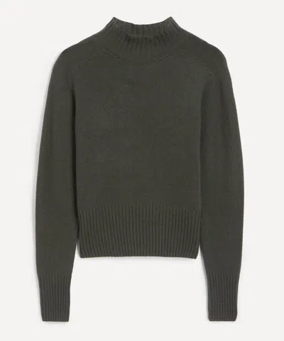 Ymc You Must Create Ymc Women's Green Bryter Cashmere-merino Wool Jumper