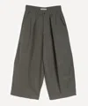 Ymc You Must Create Ymc Women's Grey Deadbeat Wide-leg Trousers In Gray