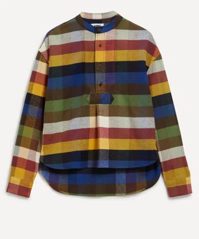 Ymc You Must Create Ymc Women's Juju Multi Plaid Flannel Shirt