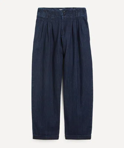 Ymc You Must Create Ymc Women's Keaton Washed Indigo Denim Trousers