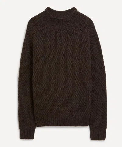 Ymc You Must Create Ymc Women's Loretta Moss-stitch Wool Jumper