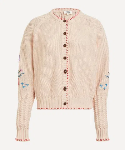 Ymc You Must Create Ymc Women's Lotus Hand-knitted Cotton Cardigan