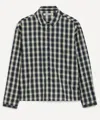 Ymc You Must Create Ymc Women's Marianne Checked Long-sleeve Shirt In Green
