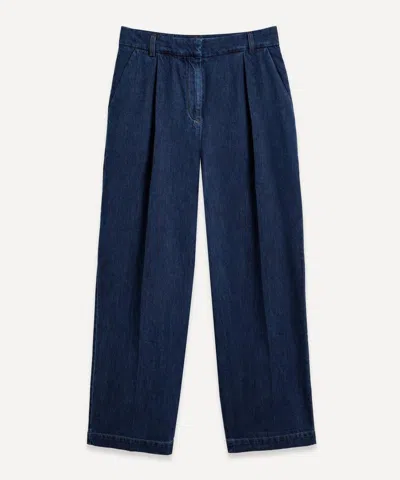 Ymc You Must Create Women's Market Denim Trousers In Indigo