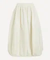 Ymc You Must Create Off-white Parachute Midi Skirt In White