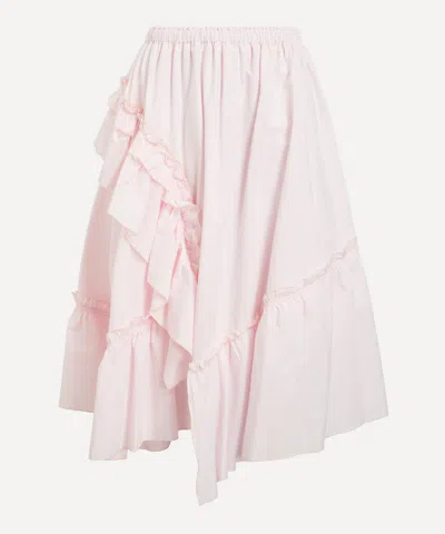 Ymc You Must Create Ymc Women's Pink Draped Skirt