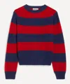 Ymc You Must Create Ymc Women's Red Jets Stripe Jumper In Red