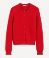 Ymc You Must Create Ymc Women's Red Lotus Lambswool Cardigan In Black
