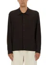 Ymc You Must Create Ymc Button-up Merino Wool Cardigan In Brown