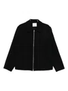 Ymc You Must Create Zip-up Wool Jacket In Black