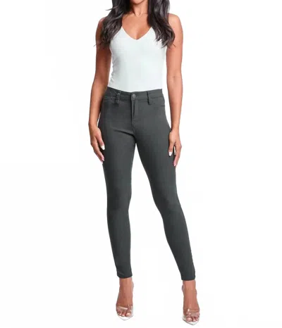 Ymi Bianca Mid-rise Skinny Jeans In Jet Set In Grey
