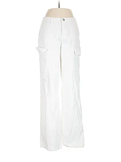 Pre-owned Ymi Cargo Pants In White
