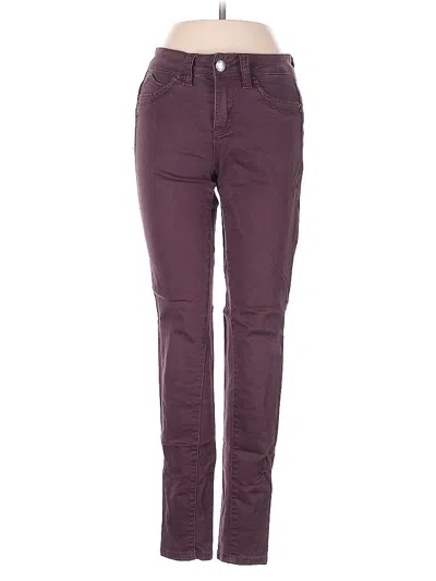 Pre-owned Ymi Casual Pants In Burgundy