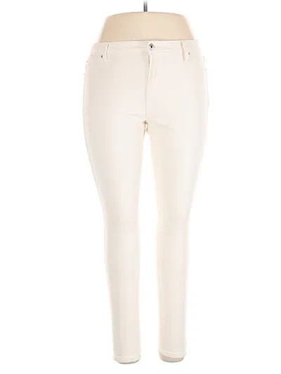 Pre-owned Ymi Casual Pants In Ivory