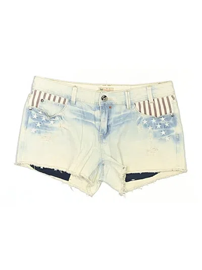 Pre-owned Ymi Denim Shorts In Ivory