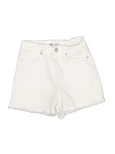 Pre-owned Ymi Denim Shorts In White