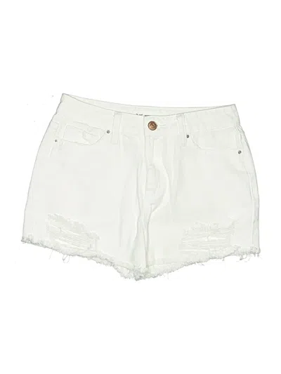 Pre-owned Ymi Denim Shorts In White