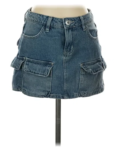 Pre-owned Ymi Denim Skirt In Blue