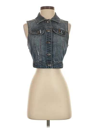 Pre-owned Ymi Denim Vest In Blue