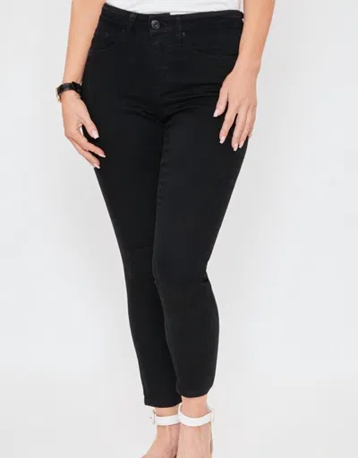 Ymi Fit High Rise Skinny Jean In Black