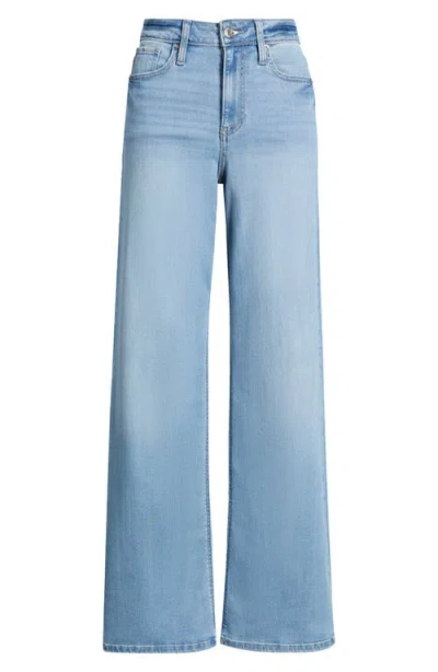 Ymi High Waist Wide Leg Jeans In Light Blue