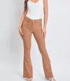 YMI HYPERSTRETCH HIGH RISE FLARE JEAN IN ALMOND